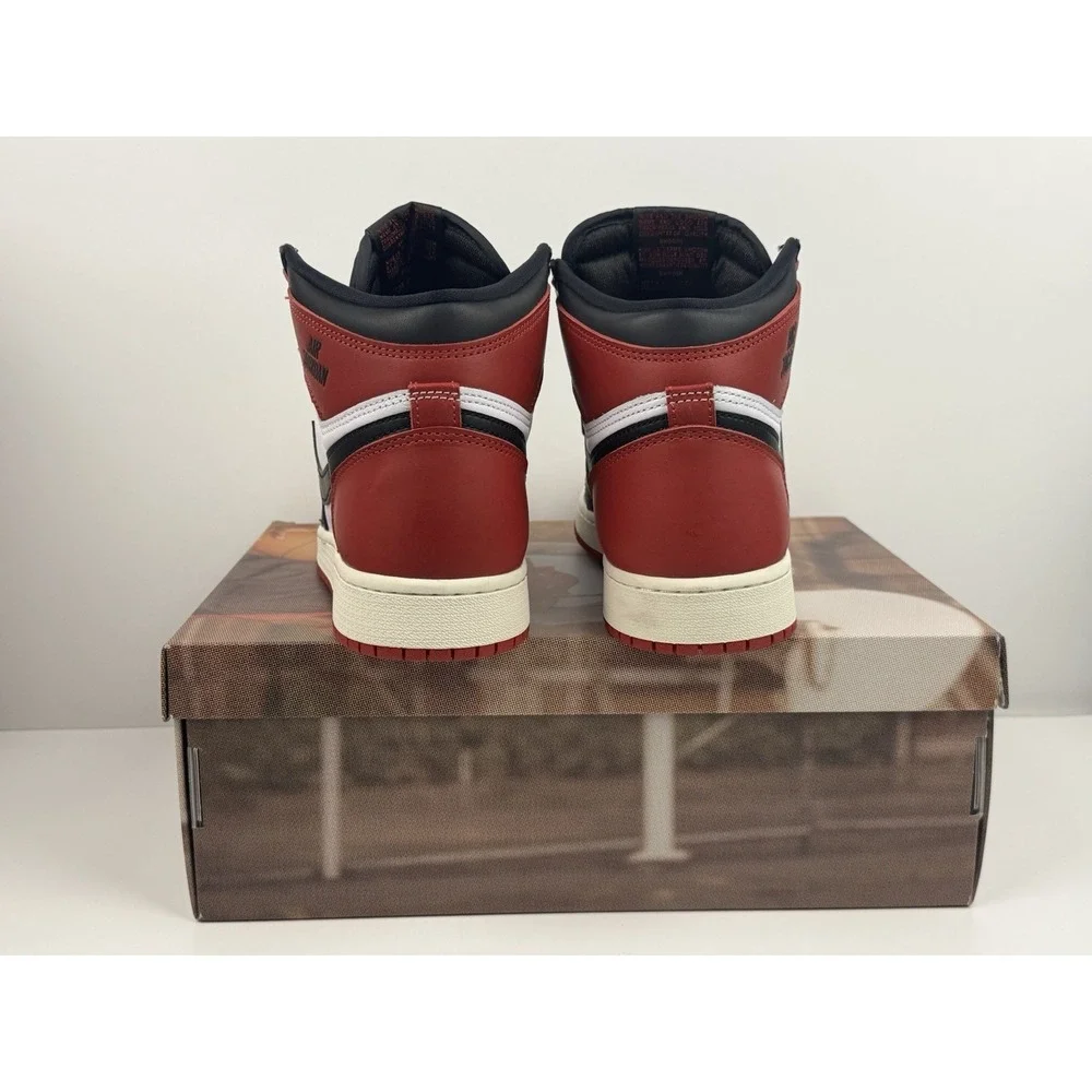 Jordan 1 High Black Toe Reimagined - GS Size 7Y Red/Black (FD1437-106)